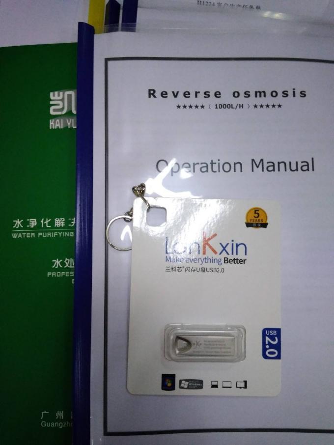 Sistema di acqua salmastra di trattamento delle acque del RO per salinità di TDS e rimozione di durezza 14